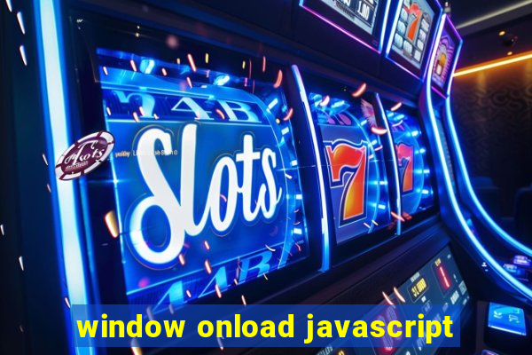 window onload javascript