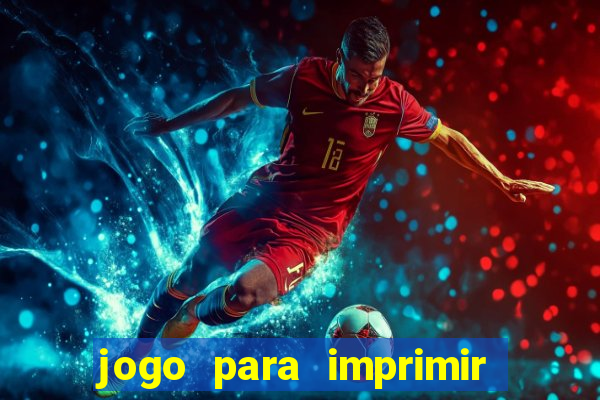 jogo para imprimir e montar