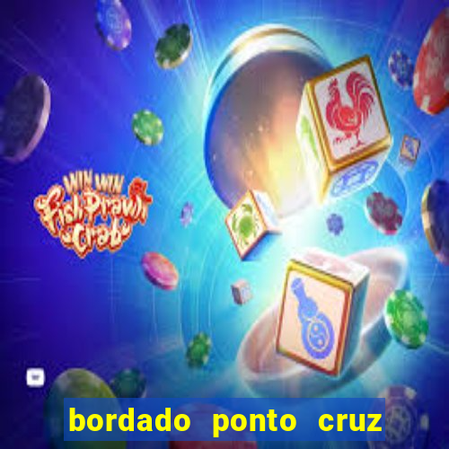 bordado ponto cruz do corinthians