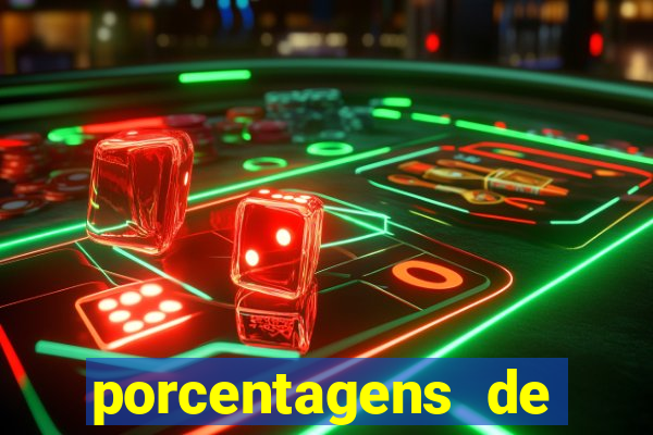 porcentagens de jogos pagantes