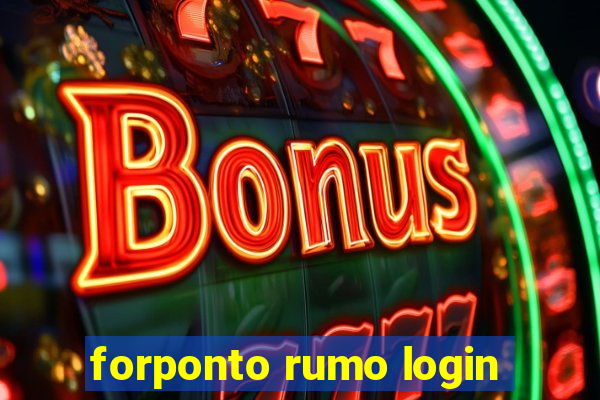 forponto rumo login