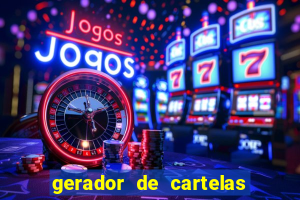 gerador de cartelas de bingo 1 a 99