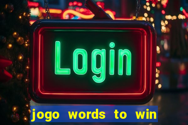 jogo words to win paga mesmo