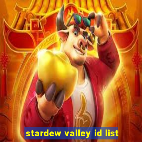 stardew valley id list