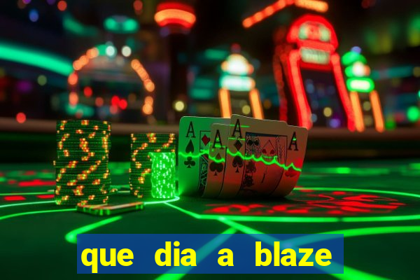 que dia a blaze paga o cashback