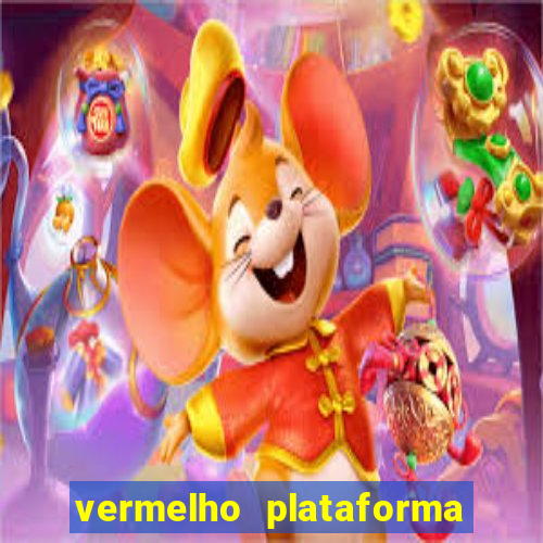 vermelho plataforma de jogos