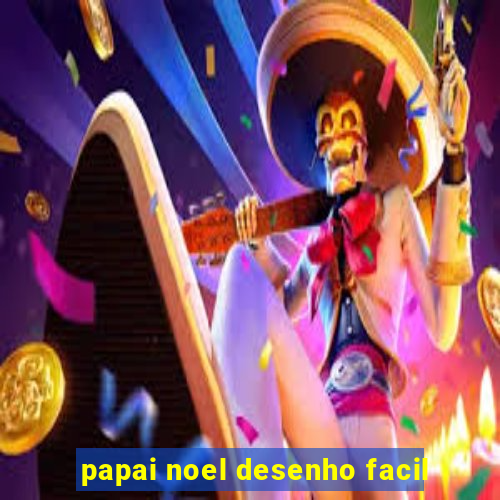 papai noel desenho facil