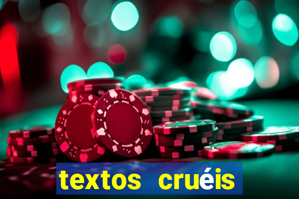 textos cruéis demais para serem lidos rapidamente pdf