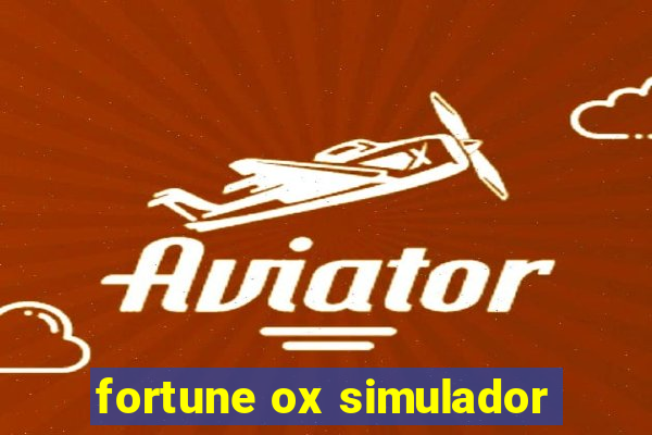 fortune ox simulador